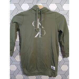 Calvin Klein Jeans Hoodie  Streetwear Pullover Minimalist Urban Unisex Casual